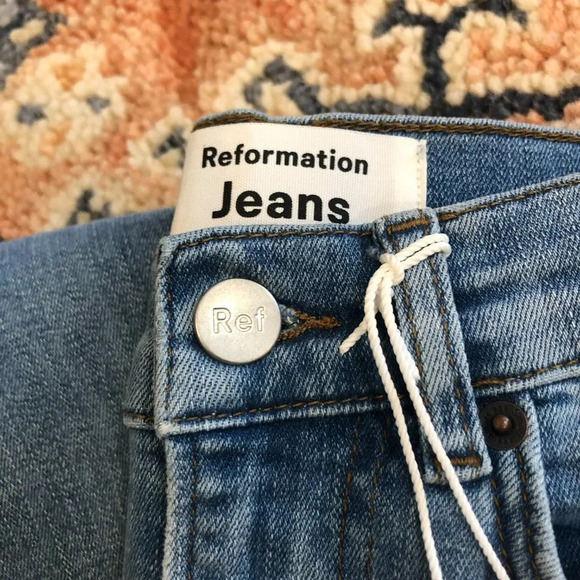 Reformation Barbados High Rise Skinny Denim Jeans - Picture 9 of 11